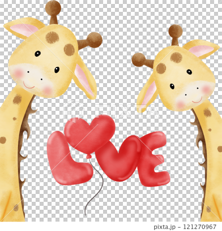 giraffe with love  121270967