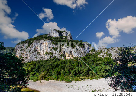 Great canyon of the Ardeche, Cevennes, France 121295549