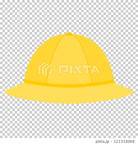 Yellow hat for school children 121318068