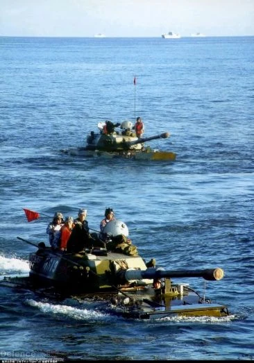 Type 63A of the Navy in formation at sea