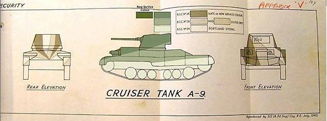 official British Camoflauge pattern July 1940