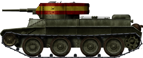 Nationalist Spanish BT-5 model 1933