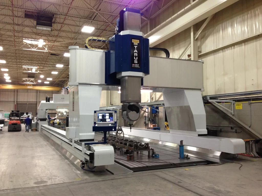 Largest 5 Axis CNC Machine TBH-5 Heavy Gantry Machine - Large 5-Axis ...