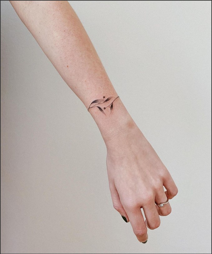 Arm Linework Bracelet tattoo at theYoucom