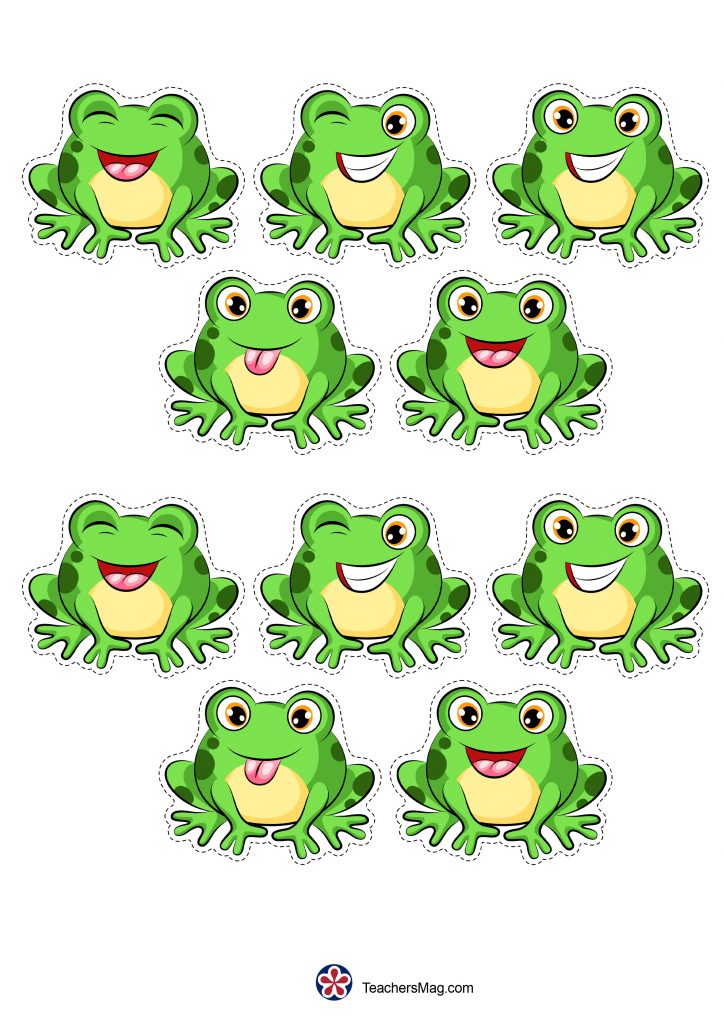 5 Speckled Frogs Printable