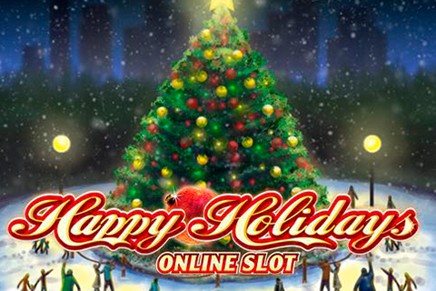 Logo happy holidays microgaming 2 