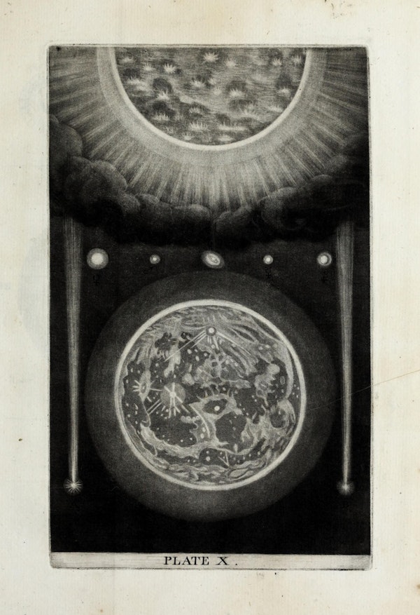 illustration from An Original Theory or New Hypothesis of the Universe