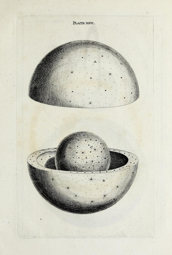 illustration from An Original Theory or New Hypothesis of the Universe