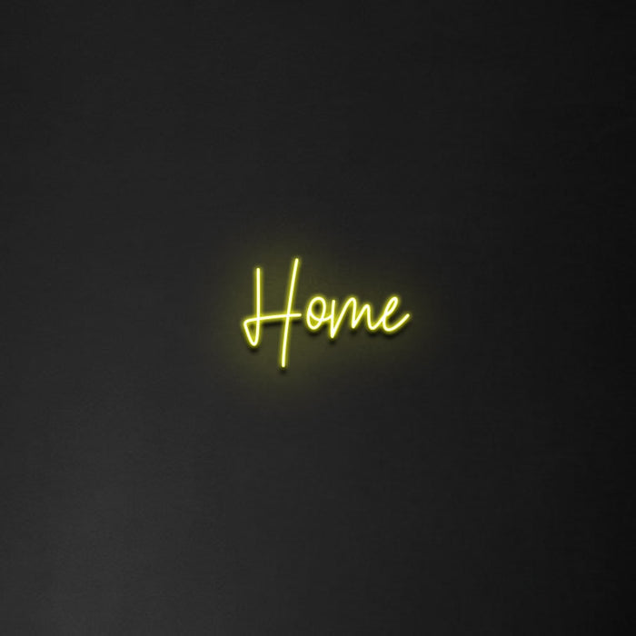 'Home' Neon Sign