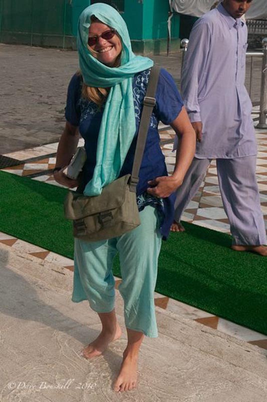 deb at golden temple india