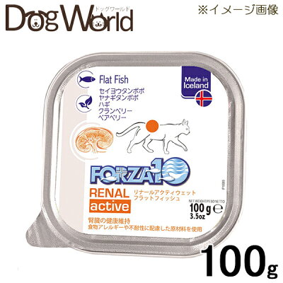 療法食 キャットフード リナールアクティウェット 100g　フラットフィッシュの商品画像