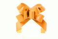 Yellow gift ribbon