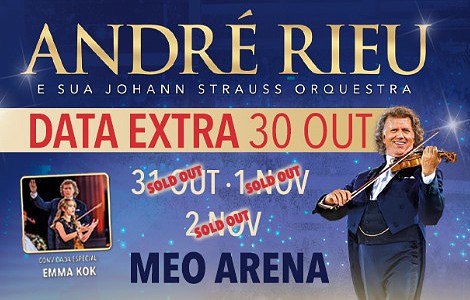 ANDRÉ RIEU E A SUA ORQUESTRA JOHANN STRAUSS