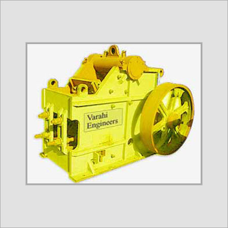 Double Toggle Jaw Crusher - Mild Steel Fabricated Body, Alloy Steel Eccentric Shaft | Robust Design with Manganese Steel Plates, Adjustable Outlet Gap