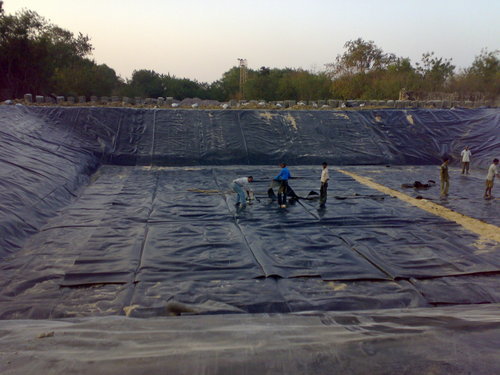 Geomembrane Sheet - Polymer Material, Black Color Roll | Ideal for Agriculture, Compatible with Any Printing Type