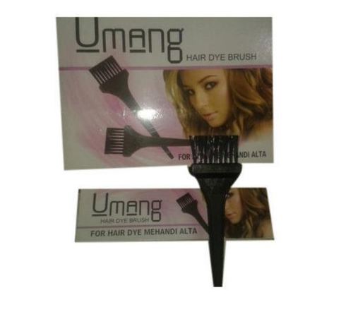 Black Plastic Hair Dye Brush