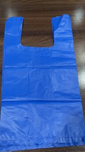 Loop Handle Hdpe Plastic Carry Bags For Grocery Use