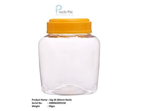 1kg Empty PET Ghee Jar