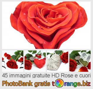 Banca Immagine di tOrange offre foto gratis nella sezione:  rose-e-cuori