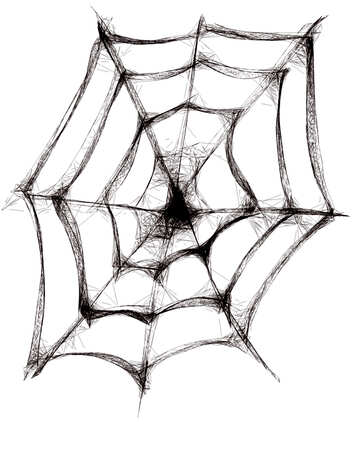 Clipart de teia de aranha de Halloween №40484