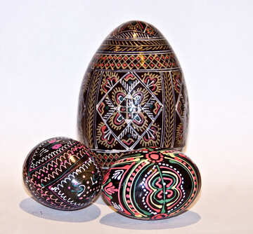 Easter composition of Easter eggs №986