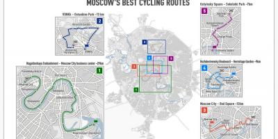 Moskva bike mapa