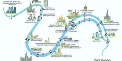 Moskva ilog mapa