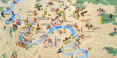 Turista mapa Moscow