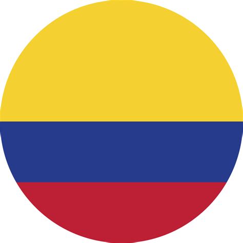 Bandera Circular De Colombia 11571453 Png