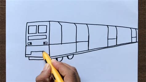 How To Draw A Train Youtube