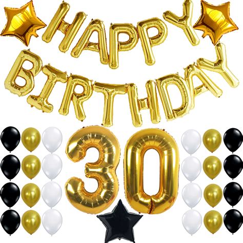 Buy 30th Birthday Party Decorations Kit Happy Birthday Letters 30th