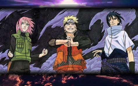 Download Team 7 Naruto Sakura Sasuke And Kakashi Taking A Break