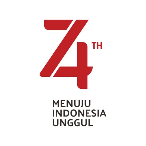 Ini Logo Resmi Hut Ri Ke 74 Tahun 2019 Vector Png Pdf