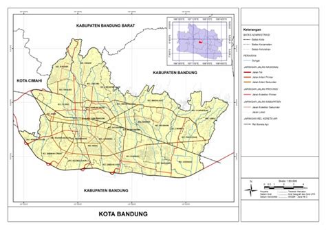 Peta Administrasi Kota Bandung