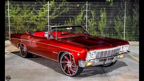 Candy Red 1966 Chevrolet Impala Ss On 24 Forgiato Wheels Youtube