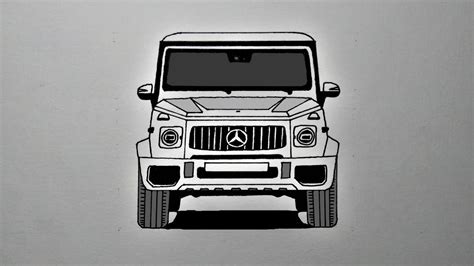 How To Draw A Mercedes Benz G Wagon Update