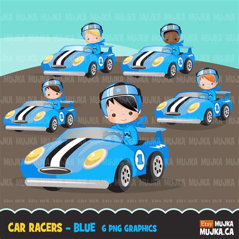 Car Racing Clipart Boys Blue Car Racing Formula 1 Graphics Mujka