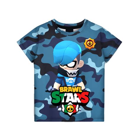 T Shirts Brawl Stars Blackbird Edgar Étoiles De Bagarre