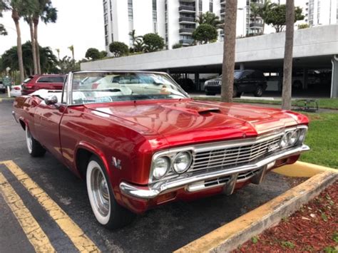 1966 Chevrolet Impala Ss Convertible Classic Antique Hot Rod 66 Chevy