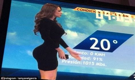 Mexican TV Presenter Yanet Garcia Confuses Viewers After Her Derriere