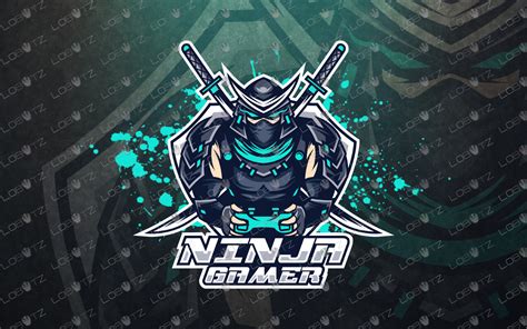 Gamer Ninja Mascot Logo Gamer Ninja Esports Logo Gaming Logo Lobotz Ltd