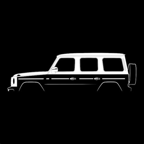 G Wagon Silhouette Etsy Österreich