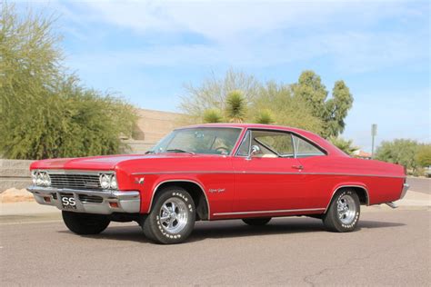 Red 1966 Chevrolet Impala Ss For Sale Mcg Marketplace