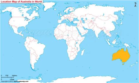 Where Is Australia Located Australia Location Map