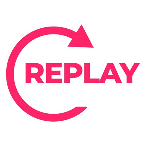 Replay Symbol Icon On Transparent Background 17178552 Png