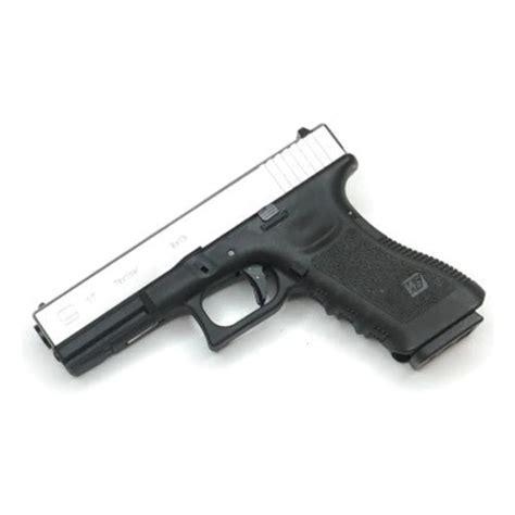 We Glock 17 Gen 3 Blowback Airsoft Pistol Silver Hero Outdoors