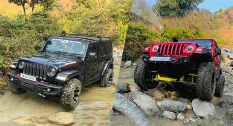 Mahindra Thar Vs Jeep Wrangler Rubicon Off Roading