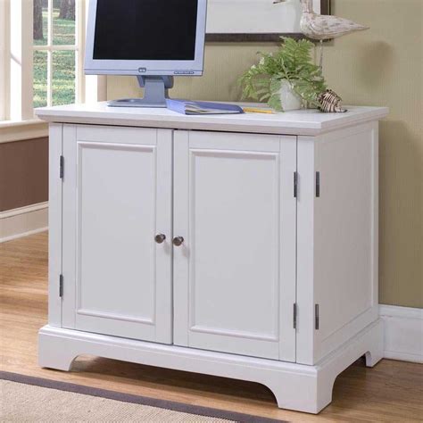 Small Corner Computer Armoire