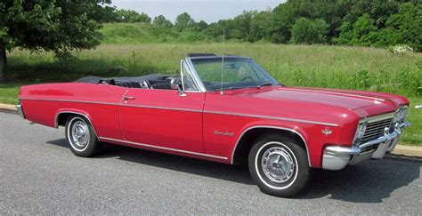 1966 Impala Ss For Sale 1966 Chevrolet Impala Ss Convertible Red For