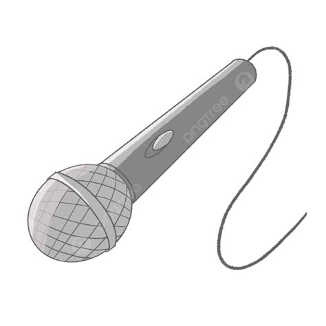 Silver Microphone Png Transparent Silver Gray Microphone Clip Art